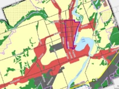 Detail of zoning map