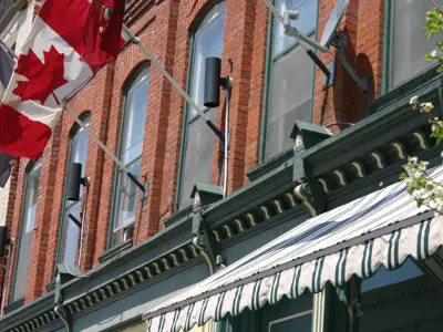 Downtown building facade